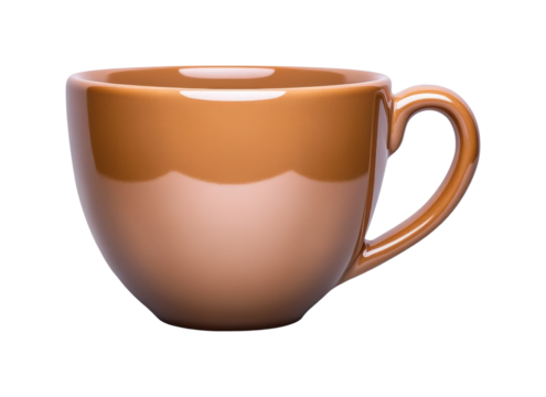 Coffee cup display kitchen indoor isolated on transparent background