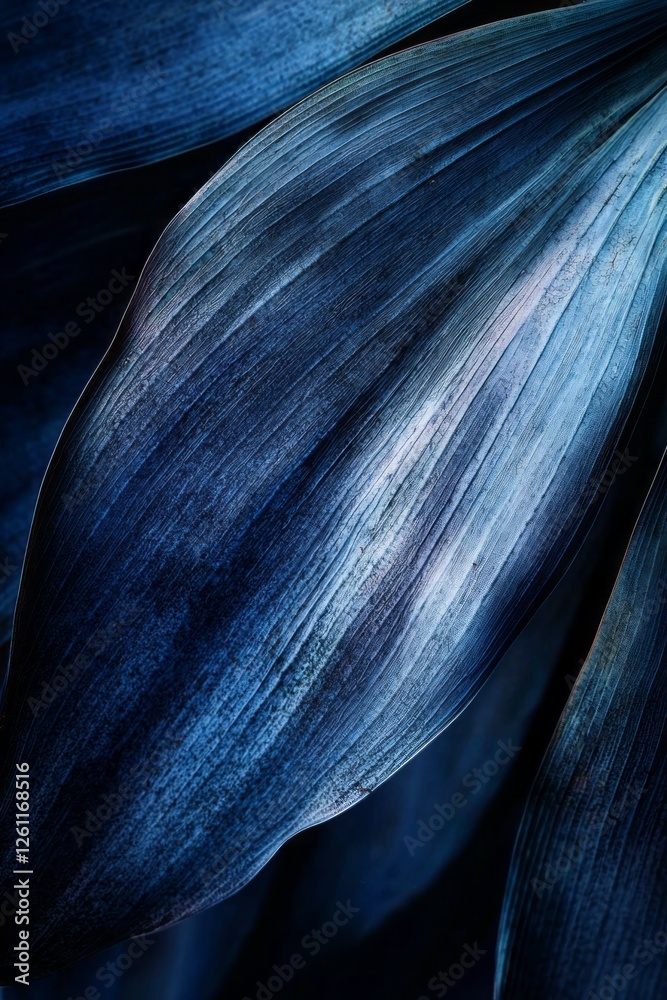 Poster softly illuminated leaves of agave attenuata display a captivating blend of shades, revealing intric