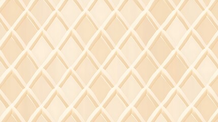 Cream Colored Waffle Pattern Background Texture