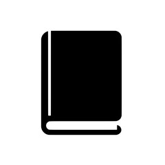 Book Icon:  A simple yet powerful book icon in a minimalist design, perfect for representing education, knowledge, literature, or reading.