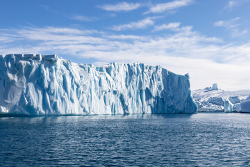 Floating iceberg in Ilulissat icefjord Greenland  © Sarah Østergaard