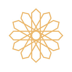 islamic arab oriental icon. Mandala svg icon.