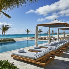 Fototapeta premium Beach Resort View