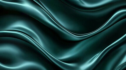 Obraz premium Teal Silk Drapery Abstract Background Texture