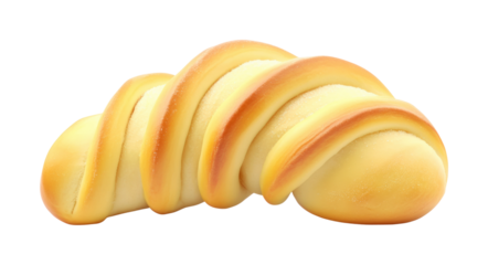 Delightful croissants cozy bakery vibe isolated on transparent background