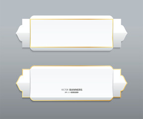 3d Islamic style banner template on grey background
