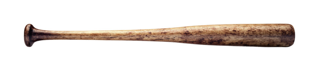 Baseball bat action in sports arena isolated on transparent background