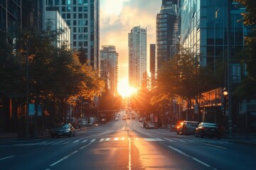 Vibrant cityscape visuals for your creative projects.