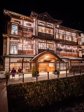 Ginzan Onsen in Obanazawa, Yamagata Prefecture, Japan