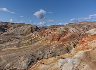 Landscape Mars in Altai Mountains in Siberia, Altai Republic, Russia