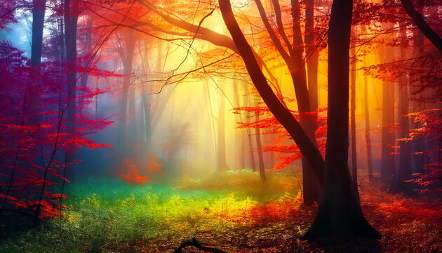 Bunter Wald