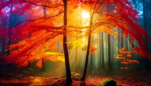 Bunter Wald