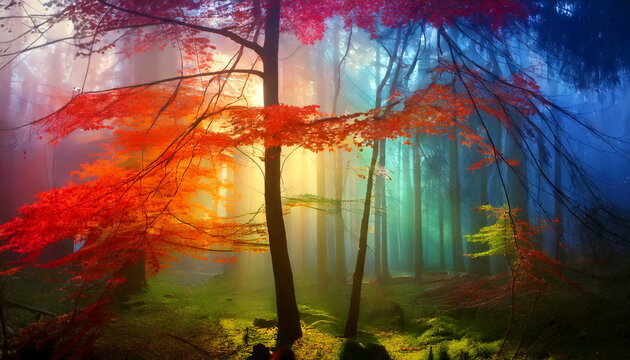 Bunter Wald