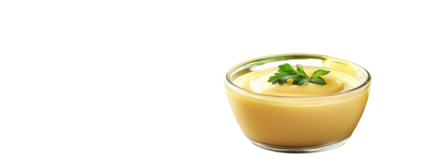 Crafting minimalist presentation of tartar in a transparent background setting for culinary art