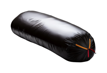 Waste management action urban setting isolated on transparent background