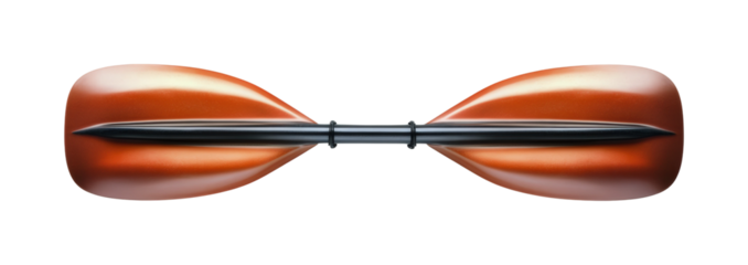 Kayaking adventure lake action nature aerial view isolated on transparent background