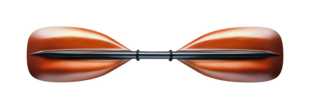 Kayaking adventure lake action nature aerial view isolated on transparent background - Powered by Adobe