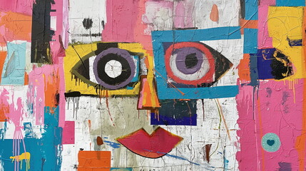 childrens drawing Synthetic Realism Holosexual --c