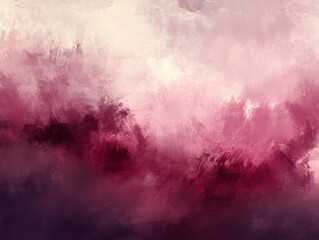 Fototapeta premium Soft, flowing watercolor textures in blush pink and burgundy create an elegant backdrop for invitations, announcements, or artwork