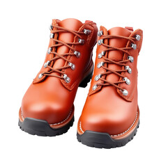 Forest-ready adventure boots with quality design isolated on transparent background