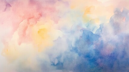 Fototapeta premium Pastel watercolor abstract background texture