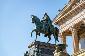Obraz premium Equestrian Statue of Frederick William IV