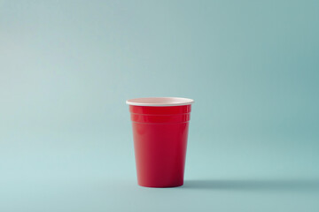 Red solo cup isolated