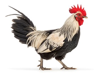 Fototapeta premium minorca chicken isolated on white background