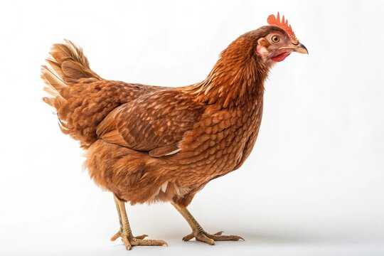 bovan brown chicken isolated on white background