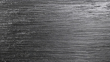 Obraz premium Dark gray brushed metal texture illustrating a grungy and rough surface with distinct grain patterns