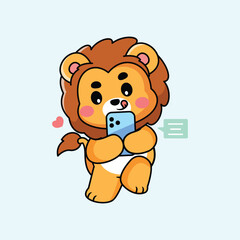 Liong Phone Chatting