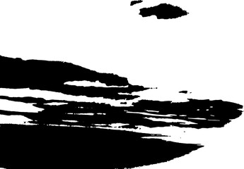 Rustic splash vector texture. Abstract background. Weathered surface and shape. Dirty and damaged backdrop.