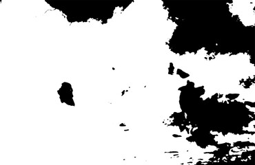 Rustic splash vector texture. Abstract background. Weathered surface and shape. Dirty and damaged backdrop.