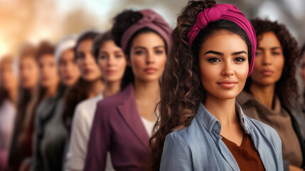 Obraz premium Breathtaking montage of women inventors, leaders, and artists for Women’s History Month