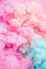 Fototapeta premium Colorful smoke artistry abstract photography studio setting vibrant environment artistic perspective visual conceptualization