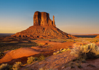 Naklejka premium Generated image of a landscape in America