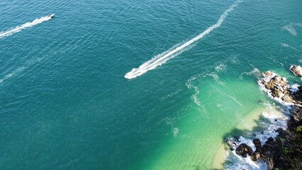 Obraz premium boat in the sea