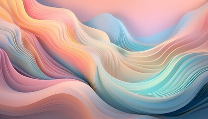 Colorful abstract background with pastel layers