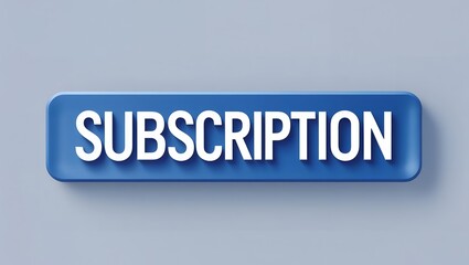 Bold Subscription Banner with Deep Blue Ribbon
