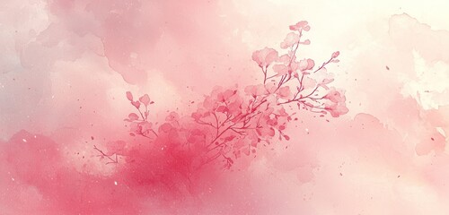 A delicate pastel pink background illustration with soft blush tones, ideal for creating feminine, gentle designs