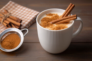 Turkish hot drink; Sahlep or salep