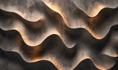 Obraz premium A stunning abstract photo background is achieved with the bar style showcasing a highlighted volumetric stucco texture.