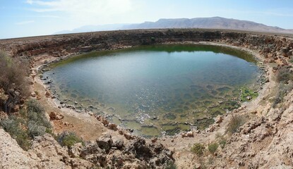 Exploring the natural wonder of Socotra Meteor Krater on Socotra Island in Yemen © P