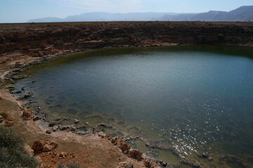 Explore the breathtaking Socotra Meteor Krater located in Socotra, Yemen, revealing nature's wonders and geological marvels © P