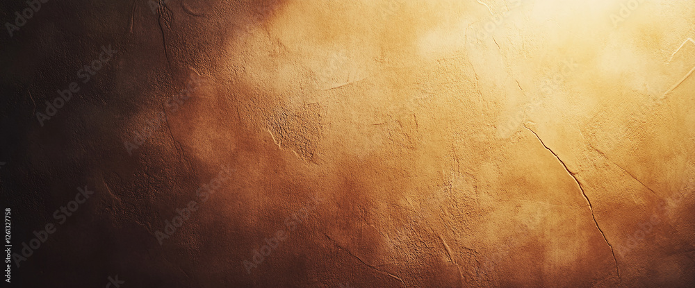 Aufkleber textured brown and beige wall with soft lighting and abstract patterns, creating a warm, cozy, and a