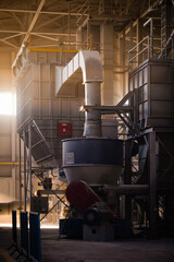 Marble factory dawn light