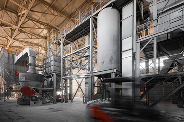 Marble factory inside