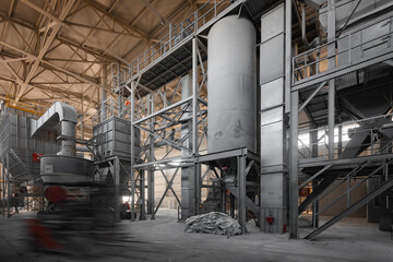 Fototapeta premium Marble factory inside