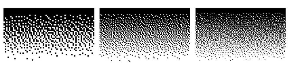 3 DÉGRADÉS VECTORIELS DE STYLE BITMAP