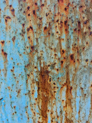 Rusting steel background